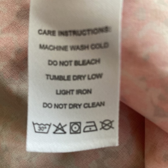 Pink floral midi dress. Size M - Picture 9 of 9